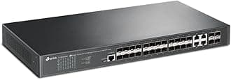 TP-Link Omada SG3428XF | 24 Port SFP Enterprise Level Switch | L2+ Smart Managed | Omada SDN Integrated | IPv6 | Static Routing | L2/L3/L4 QoS, IGMP & LAG