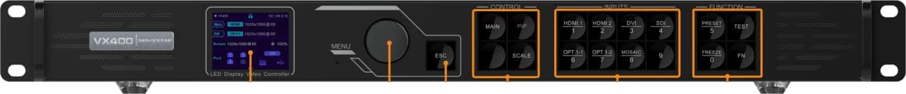 VX400 LED Display All-in-One Controller LED Video Processor