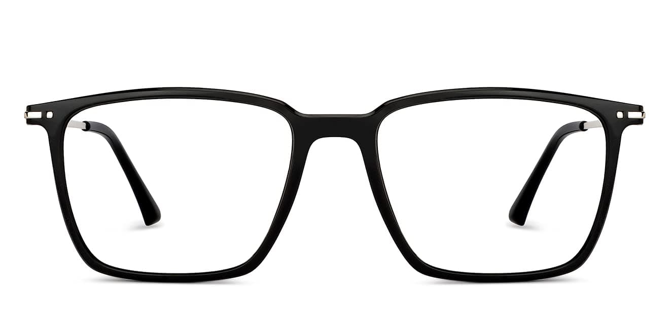 LENSKART BLU | Zero Power Blue Cut Computer Glasses | Anti Glare, Lightweight & Blocks Harmful Rays For Gamers | Gaming Glasses | 100% UV Protection | Full Rim Square | Unisex | Large