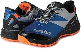 KNKCricket Shoes for Men Rubber Spikes Hockey Shoe, Multi Purpose Outdoor All Round Performance Footwear for Turf & Grass