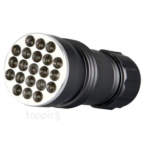 Uv Ultra Violet Blacklight 21 LED Flash Light Torch AAA