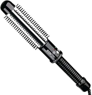Conair Instant Heat Curling Iron Brush, 1 1/4-Inch Barrel - For Use On Short to Medium Length Hair