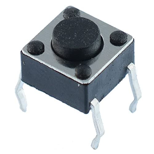 10 x 6x6x4.3mm Momentary Mini Push Button Tactile Switch PCB Mounted SPST