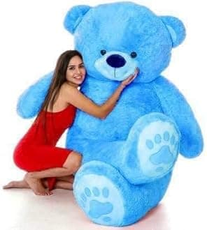 Teddy Bear 6 Feet for Girls Soft Plush Stuffed Toys, Huggable and Lovable Teddy Bear Gift for Birthday Kids, Girls, Wife, Girlfriend, Valentine's, Anniversary (Blue)