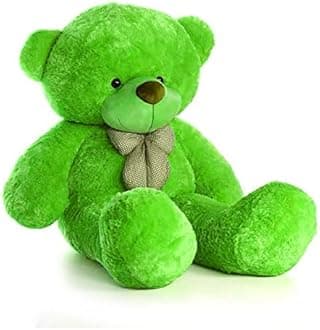 BHAGWATI Green Color Teddy Bear Plush Stuffed Animals Soft Toys, Huggable Teddy Bear, Birthday Gift for Boys, Girls, Wife, Girlfriend, Women, Kids Valentine's Christmas Gift (3 Feet, Green)