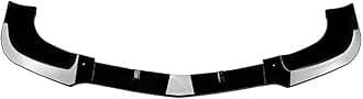 3PCS Front Bumper Lip Splitter Spoiler Diffuser Body Kits Compatible For Mercedes Benz E Class Coupe C207 W207 AMG E300 E350 E500 2009-2012(Gloss Black)