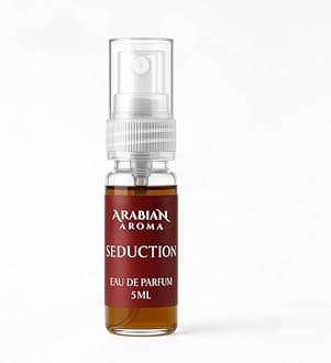 Arabian Aroma Seduction Perfume For Men, Ultimate Compliment Getter Perfume For Him, Unique & Seductive Fragrance, Liquid Eau De Perfume, 5ML