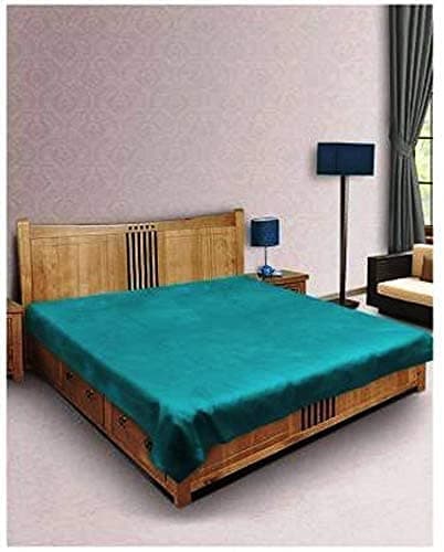 PHF (Polyvinyl Chloride) Waterproof Bed Sheet / Plastic Sheet/ Mattress Protector for Baby and Adult - Double Bed Size 6.5 x 6.5 feet (Color Assorted) ( Green )