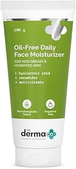 Oil-Free Daily Face Long-Lasting Moisturizer with Hyaluronic Acid, Ceramides & Multivitamins, Quick Absorbing & Lightweight for Oily & Combination Skin | Strengthens Skin Barrier, 100g