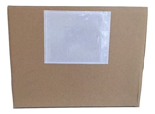 100 - 7" X 10" - Clear Packing List Envelope (Plain - No Print)