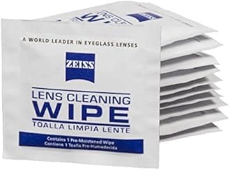 ZEISS Lens Wipes 100 Count- Pack of 1| Lens Cleaner - Perfect for Spectacles, Eyeglasses, Sunglasses, Camera Lenses, Binoculars and all other lenses