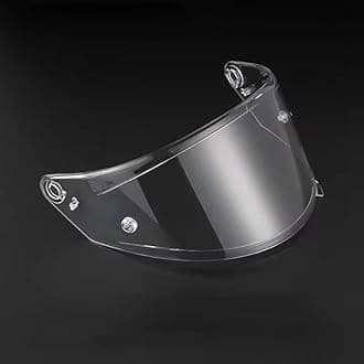 Motorcycle Helmet Visor Replacement Shield for KYT NFR NX NZ, Helmet Face Wind Shield Visor Lens, Motorbike Helmet Visor Sun Protection Anti-Fog Accessories,H Clear
