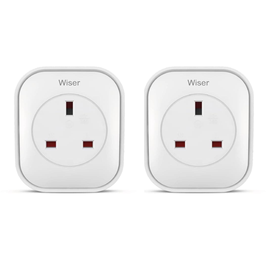 Wiser By Drayton Smart Plug (2 Pack) & Smart Heating System Range Extender - Works with Amazon Alexa, Google Home, IFTTT
