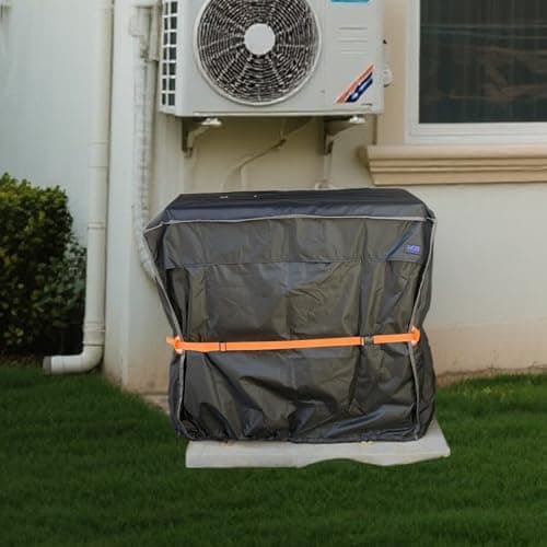 Mini Split Air Conditioner Cover for Outside Units,600D Waterproof Air Conditioner Mini Split Cover,Outdoor Rectangular Air Conditioner Covers for AC Units, Fits up to 49.2"L x 15.3"W x 36.2"H.