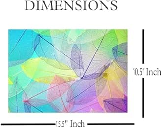 Laptop Skin Stickers HD Quality Sticker for Laptops Upto 15.6" (Dustproof|Waterproof|Scratchproof|Reusable) - BL Leaf Ron