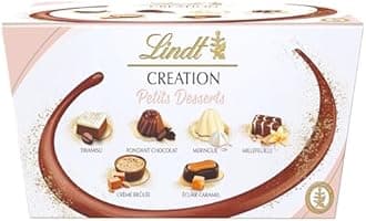 Lindt Creation Dessert | 21 Assorted Fine Dark, Milk and White Chocolate Box Medium, 200g | Gift Present or Sharing Box for Him and Her | Christmas, Birthday, Celebrations, Congratulations, Thank you