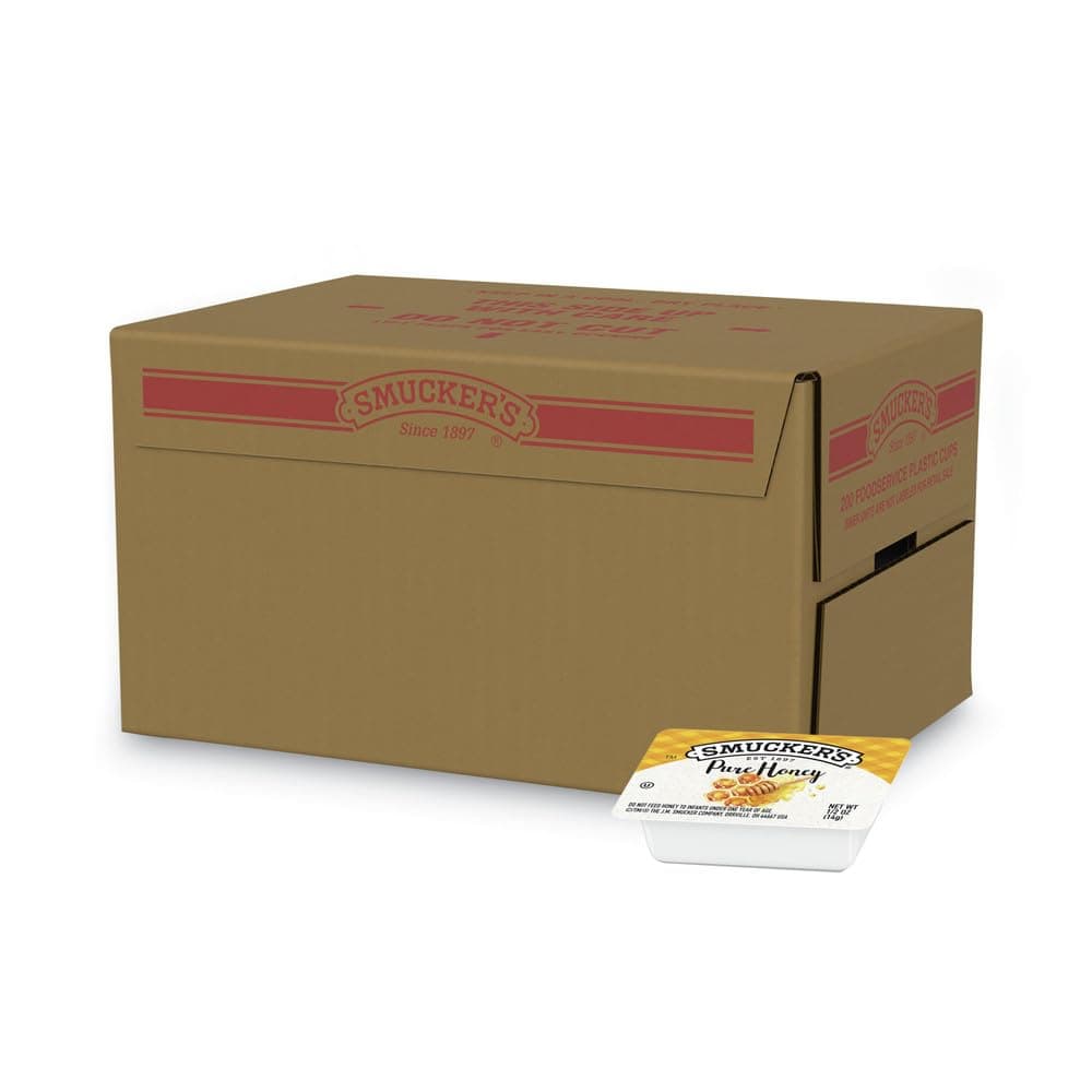 Pure Honey, 1/2 oz Plastic Portion Control Cup, 200 Count Case