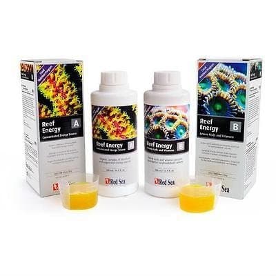 RED SEA - REEF ENERGY A & B 2-PACK (2 @ 500ML) FISH CORAL AQUARIUM