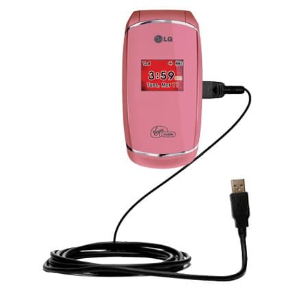 Gomadic Hot Sync and Charge Straight USB Cable for The LG Flare – Charge and Data Sync with The Same Cable. Built TipExchange Technology