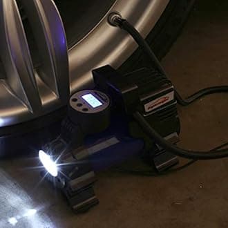 12V DC Portable Air Compressor Pump, Digital Tire Inflator