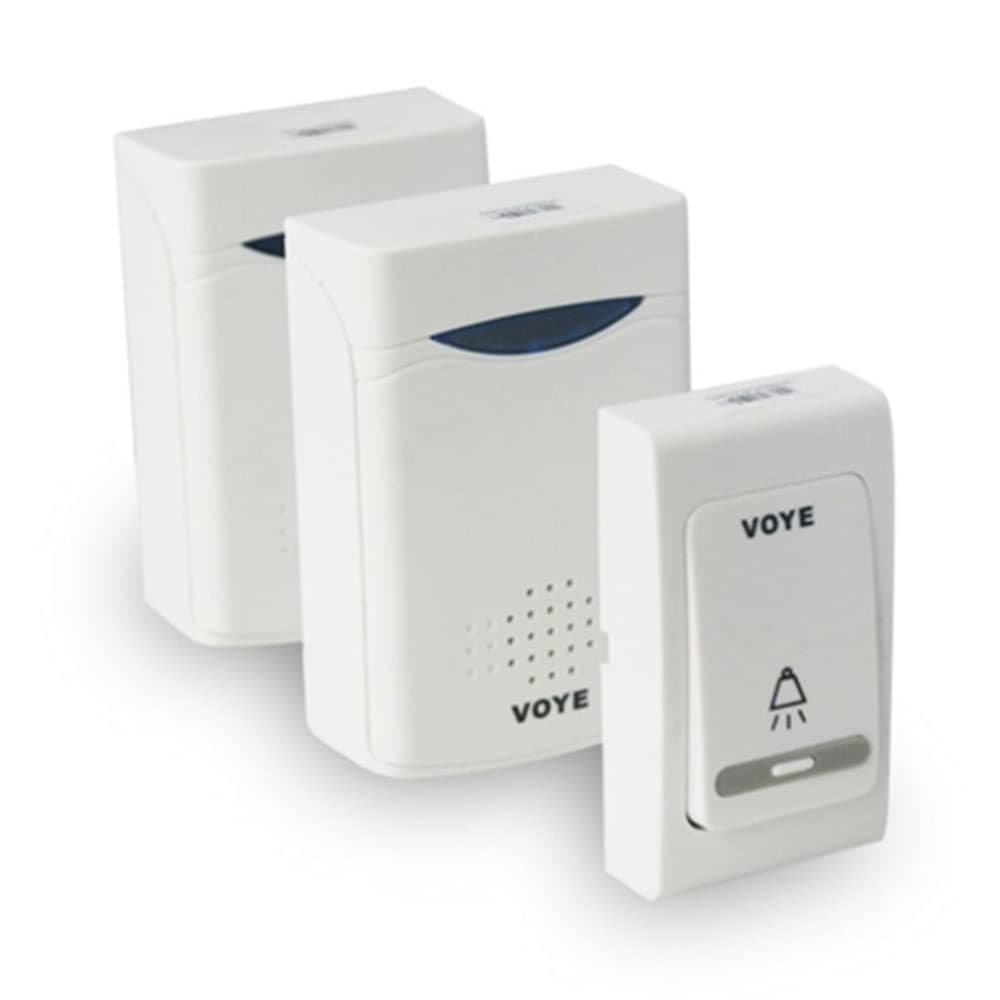 SKEIDO Digital Wireless Door Bell 1 Remote Control +2 Wireless Receiver Doorbell 38 Ring Ringtones UP To 50M