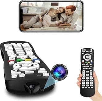2 in 1 TV Remote Control Hidden Camera HD 1080P WiFi Spy Camera,Surveillance Cameras for Indoor Home Security