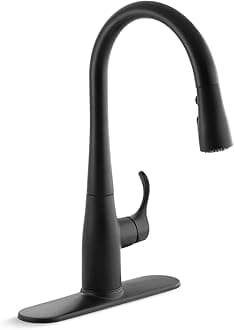 KohlerK-597-BL Simplice Pull-Down Secondary Faucet, Matte Black