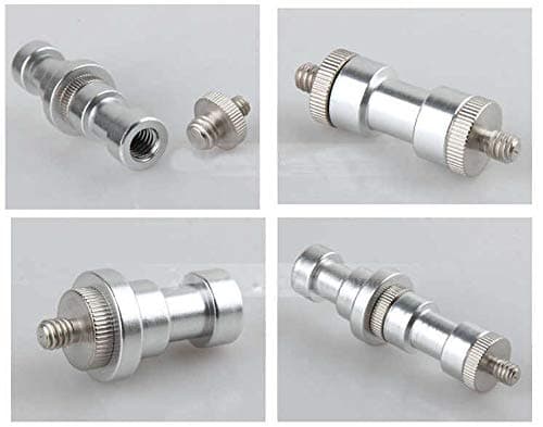 SHOPEE1/4" 3/8" Tripod Screw Mount Convert Adapter Flash Light Stand Camera Spigot for Camera Cage/GoPro Cameras/LED Panel/Studio Lighting Equipment/Tripod Ballheads (5 Packs)