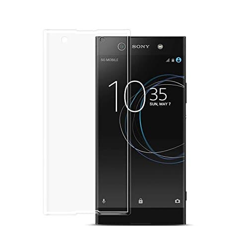 Screen Protector for Sony Xperia XA2 Ultra,3D Full Coverage 9H Hardness Tempered Glass Screen Protector for Sony Xperia XA2 Ultra with Anti-Fingerprint Bubble-Free (Transparent)
