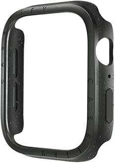 CASETiFY Impact Watch Case [Brushed Aluminium Bezel] Compatible with Apple Watch Series 4-6, SE - 40mm - Black