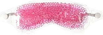 Pink Eye Mask, Eye-ssential Mask with Flexible Gel Beads for Hot Cold Therapy, Best Spa Eye Wrap for Puffy Eyes, Non Toxic Compress for Swollen Eyes, Relaxation, Hot Cold Ice Pack