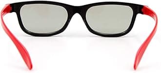 Generic G66 Passive 3D Glasses, Polarized Lenses, Black, Cinema, Movie Enthusiasts, Frequent Cinema Goers, Unisex, All Ages
