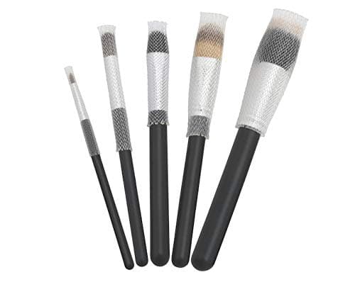 Variety Pack Clear – Protect and Shape Your Makeup Brushes, 6-Pack (Large, Medium, Small, X-Small) – Eco-Friendly, Made in USA