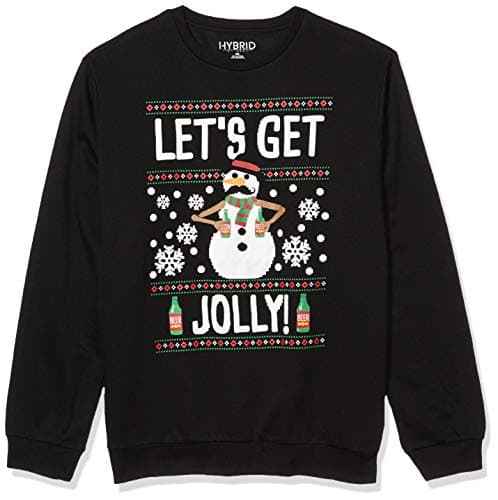 Hybrid Men's Pizza On Earth Holiday Pullover