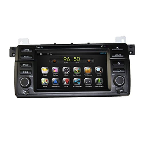 Android 4.2.2 Car Stereo Touch Screen with Navigation and Bluetooth for BMW E46 M3 Color Black 7inch 1din