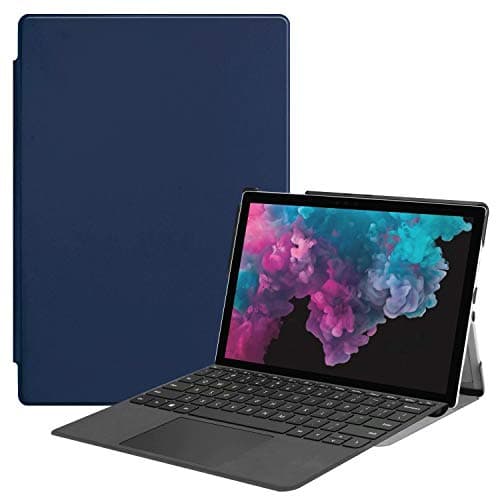 Surface Pro 4/5 / 6 Case - Multiple Angle Viewing Lightweight Smart Shell Stand Case Cover for Microsoft  Surface Pro 4 / Pro 5 / Pro 6 2018 Release (Blue)