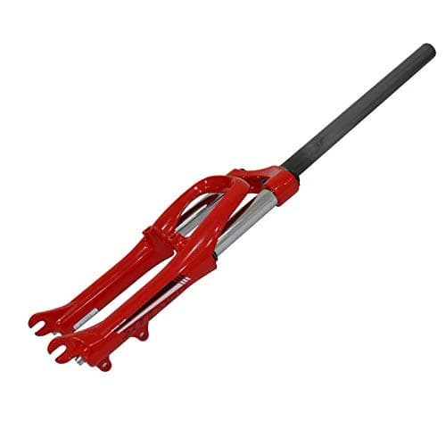 MTB Suspension Fork, 20 Inch Fork for Cushioned Wheels Disc Brake Bike Mountain Bike Air Fork 1-1/8" Travel: 100mm