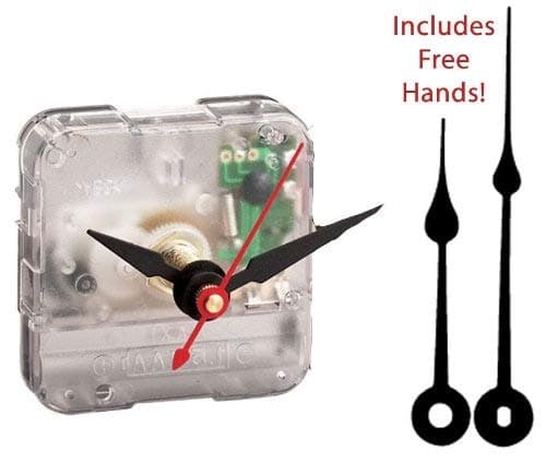 Clear Q-80 Quartz Clock Movement