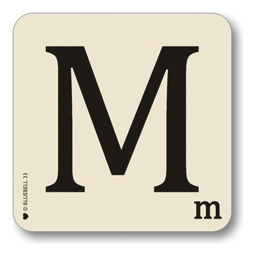 Letter M Coaster