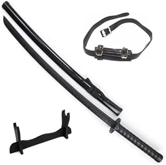 UN-BREAKABLE Japanese Katana | Katana Made for Hard Practice | Bokken for Martial Arts Training | Best Japanese Gift | Includes -Free Stand, Saya & Free Holster
