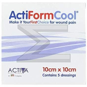 Acti-Form Cool Dressing, 10 x 10 cm, Pack of 5