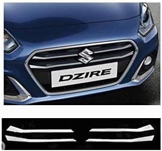 DDA ENTERPRISES bumber Front grill chrome oem type trim grill compatiable dzire 2020-2023 4pcs grill set of 4pcs