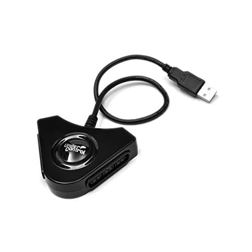Dual Controller Converter for 2 Players For PS2 and PC