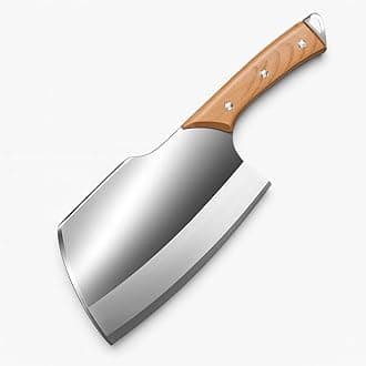 Machado 10.80" Handmade Serbian Forged Butcher Hunters Meat Cleaver Kitchen Knife | Chopper Bone Cutting Knives - German Stainless Steel - for Home Kitchen Restaurant Outdoor BBQ Camping and Gifting