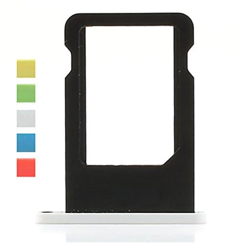 for iPhone 5C Replacement Accessories, Rejected all traditions SIM Card Tray Holder for iPhone 5C (White)