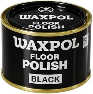 Floor Polish Black 400 g Long-Lasting High Shine for Cement Floors, Tiles, Vinyl & Hard Surfaces