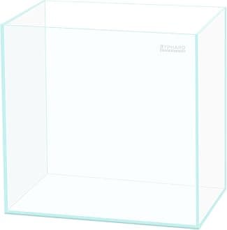 LYPHARD AQUARIUMS Tall Rimless Aquarium 3 Gallon, Ultra Clear Low Iron Nano Fish Tank for Betta, L7.9×W7.9×H11.8 Glass Thickness 5mm with EVA Foam Leveling Mat