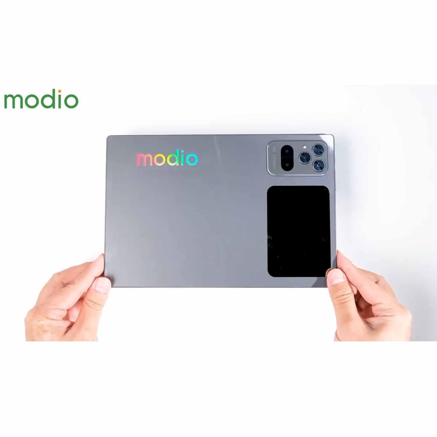 Modio M 32 5G Android Tablet PC 10.1 Inch HD Screen with Wireless Keyboard and Mouse 12GB Ram and 512GB Rom 6000mAh Battery (Gray)