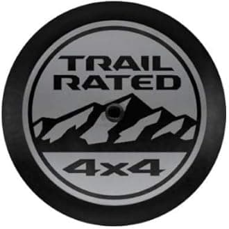 Jeep 82215438-2018 JL Wrangler Spare Tire Cover - Trail Rated