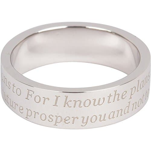 Cornerstone Jewelry I Know The Plans… Silver Scripture Ring